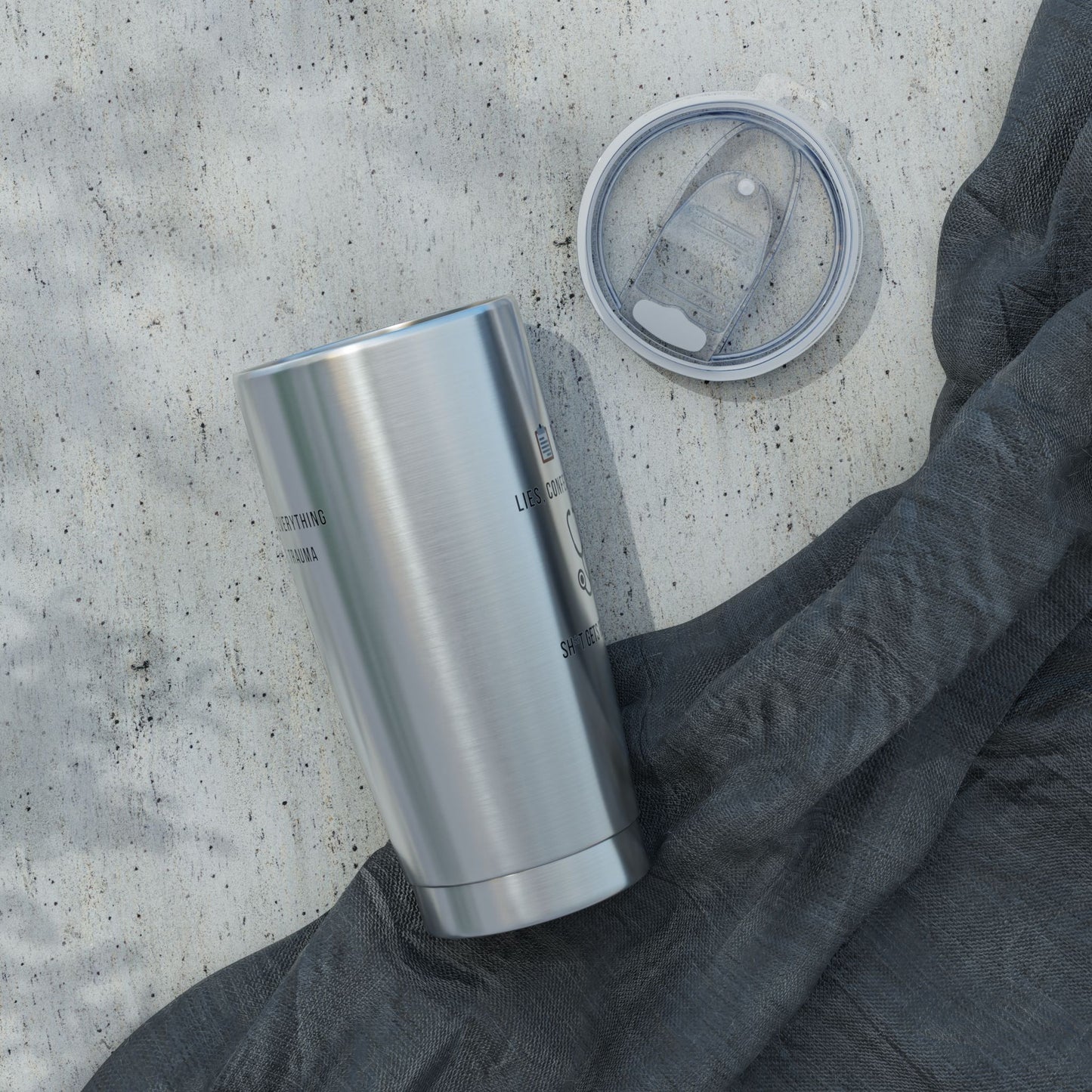 Report: Lies, Confessions, Regrets. — 20oz Tumbler