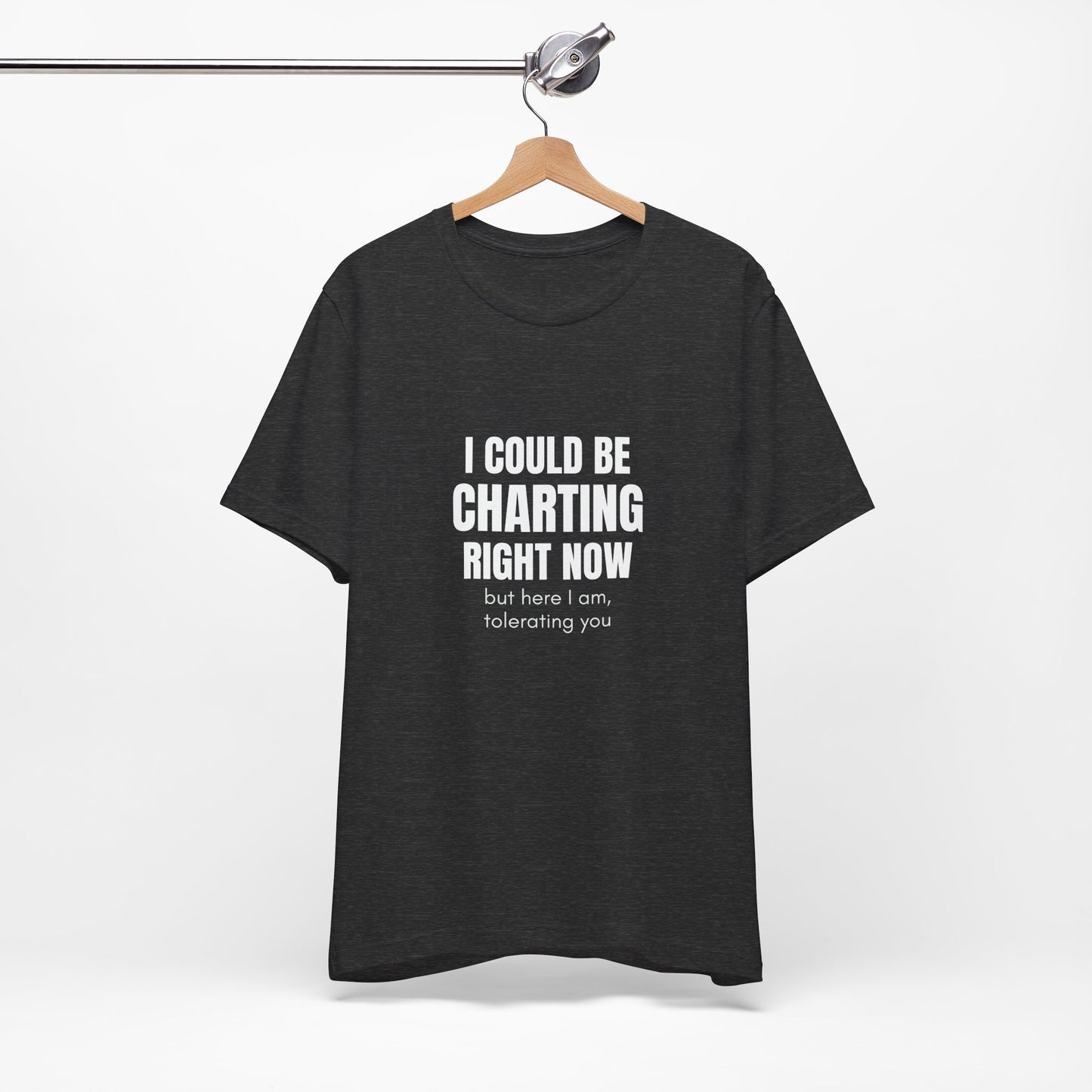 I Could Be Charting Right Now. I'm Tolerating You Instead. — Tee