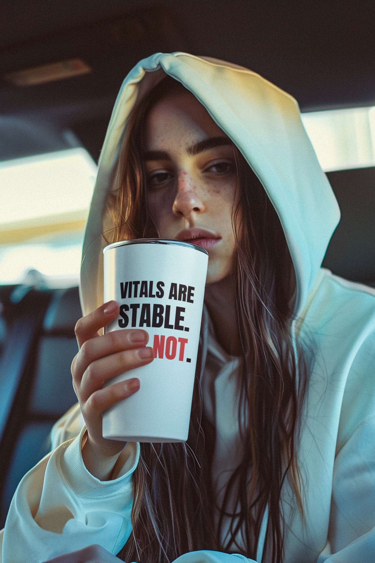 Vitals Are Stable. I'm NOT. — 20oz Tumbler