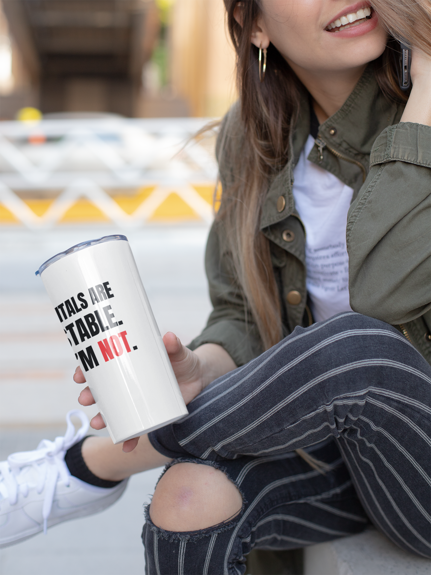 Vitals Are Stable. I'm NOT. — 20oz Tumbler