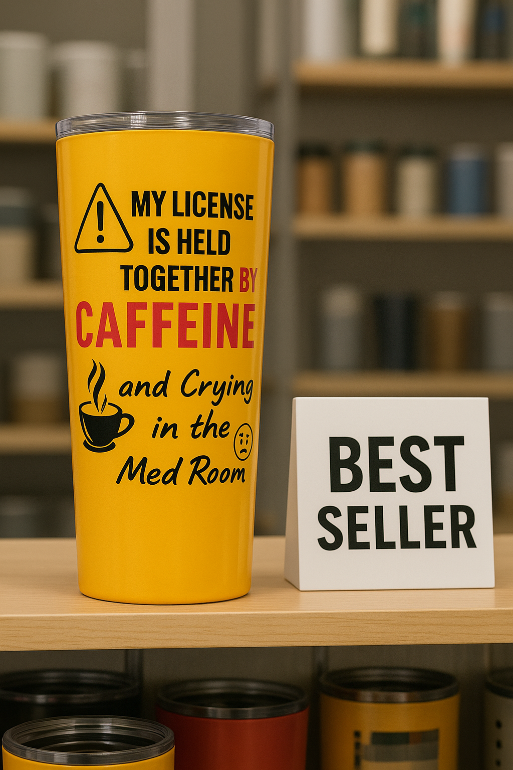 Caffeine & Crying — 20oz Tumbler