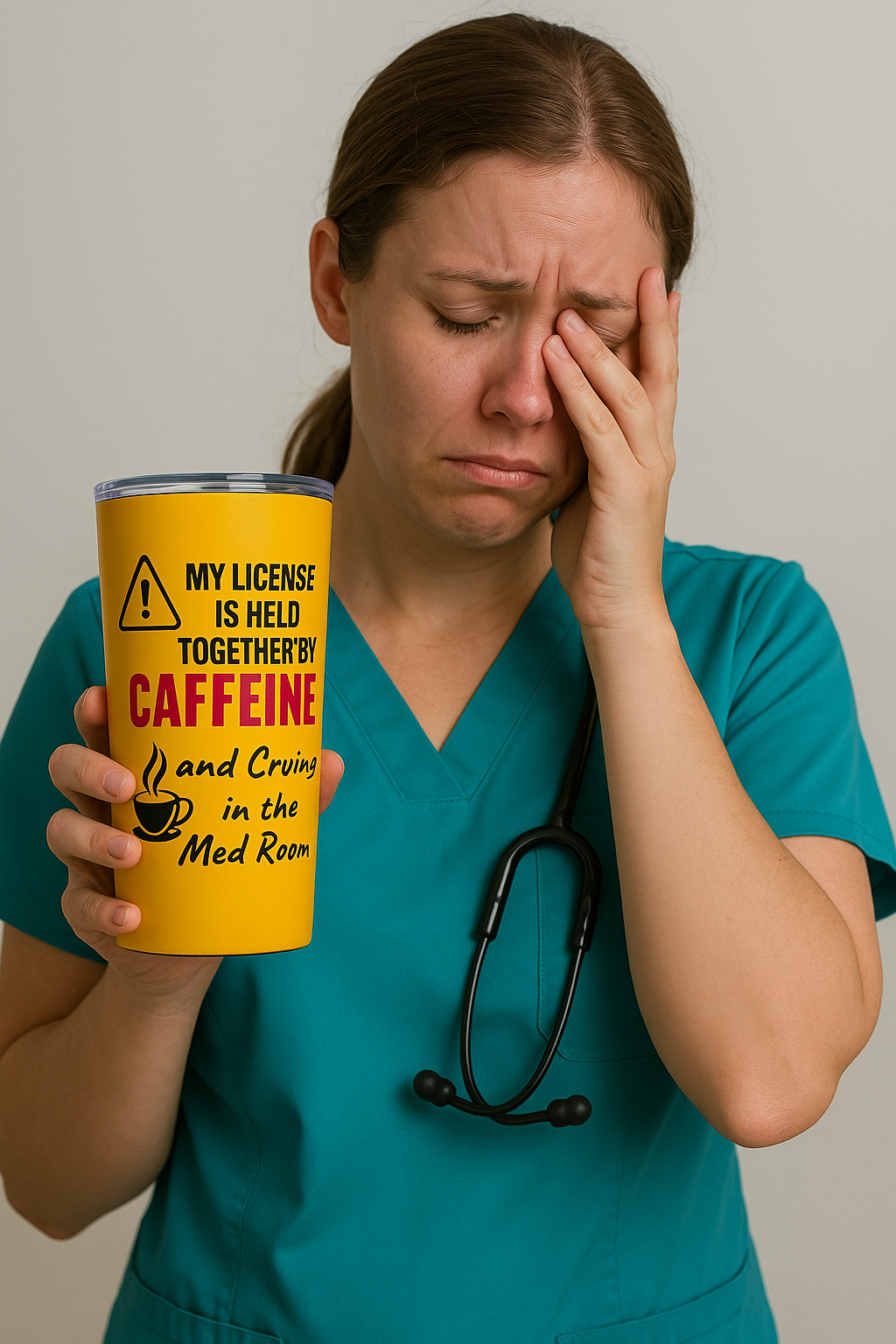 Caffeine & Crying — 20oz Tumbler