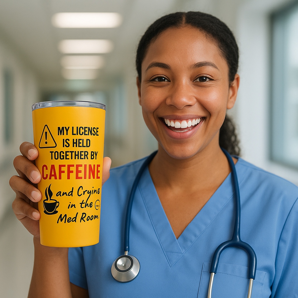 Caffeine & Crying — 20oz Tumbler
