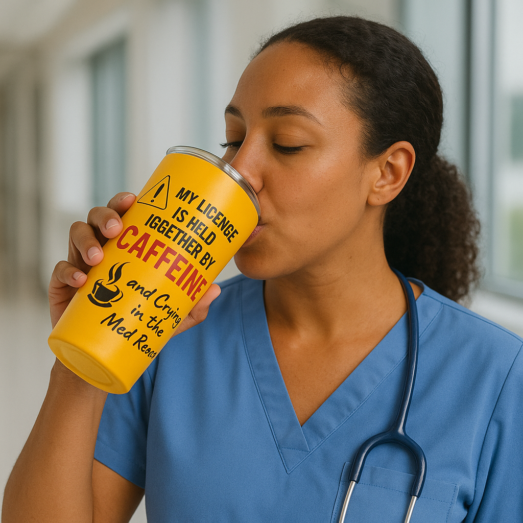 Caffeine & Crying — 20oz Tumbler