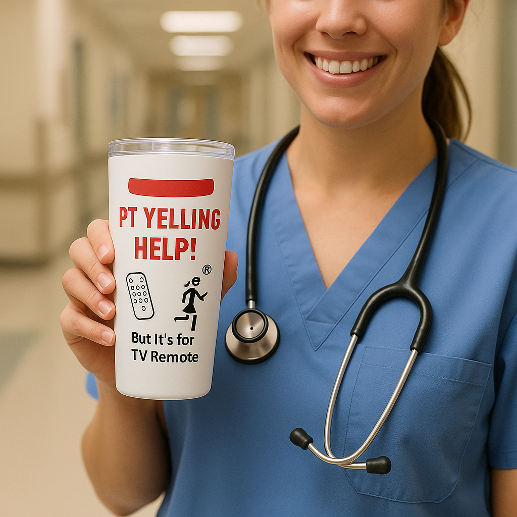 PT Yelling HELP! It's for the Remote. — 20oz Tumbler
