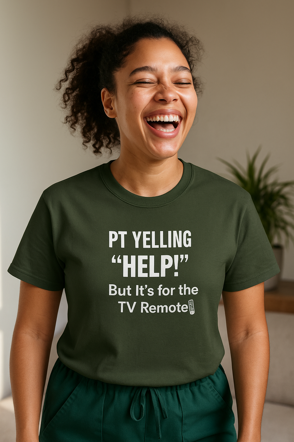 PT Yelling HELP! It's for the Remote. — Tee