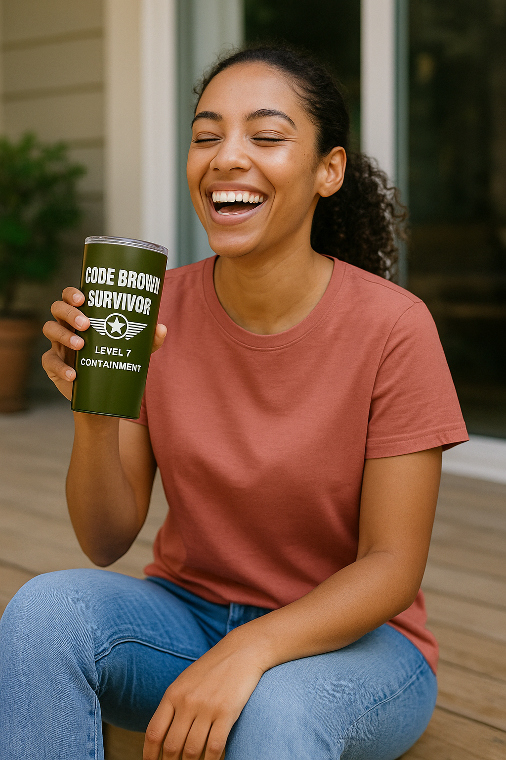 Code Brown Survivor — 20oz Tumbler