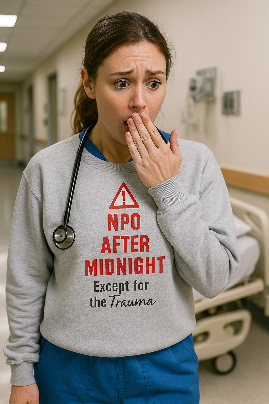 NPO After Midnight (Except Trauma) — Sweatshirt