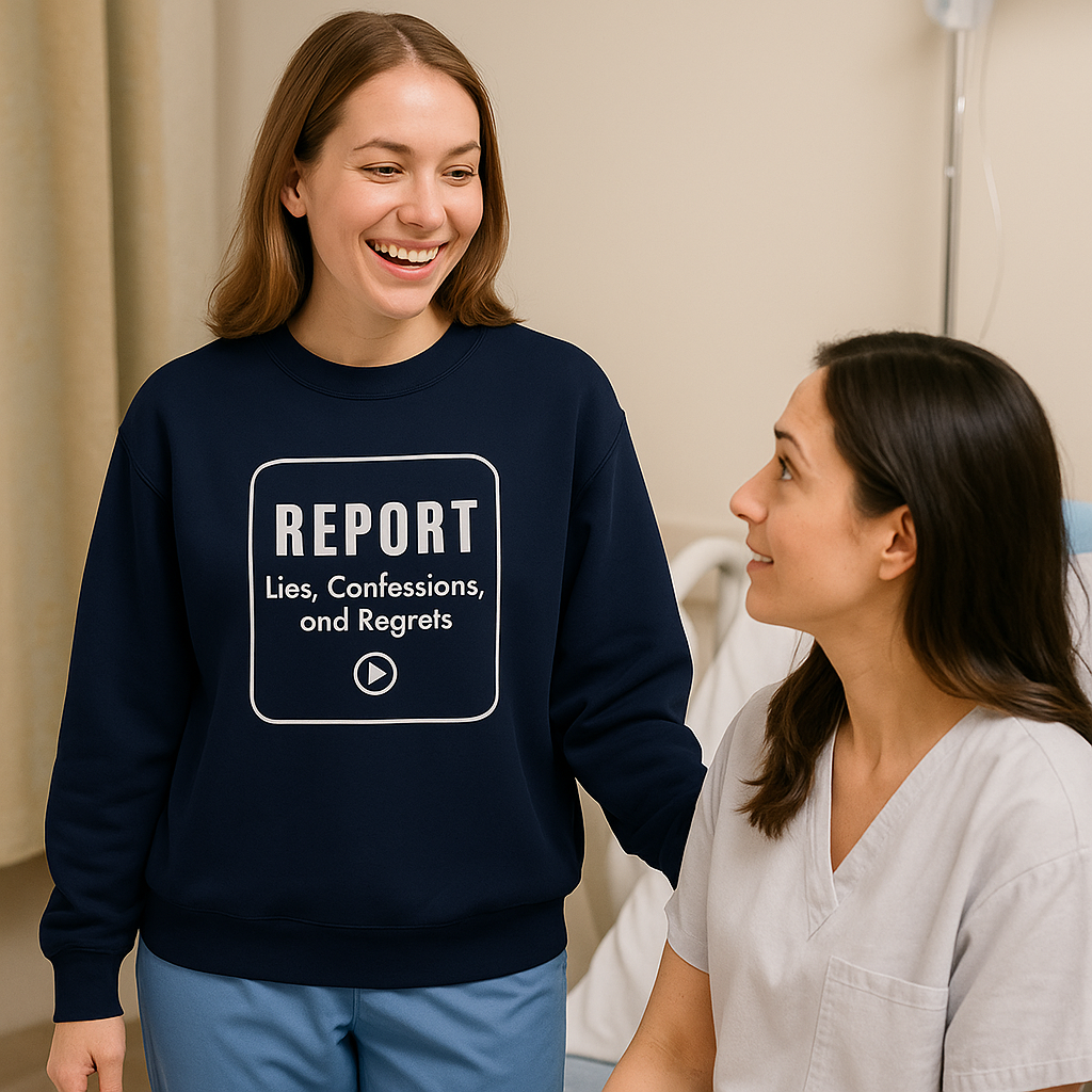 Report: Lies, Confessions, Regrets. — Sweatshirt