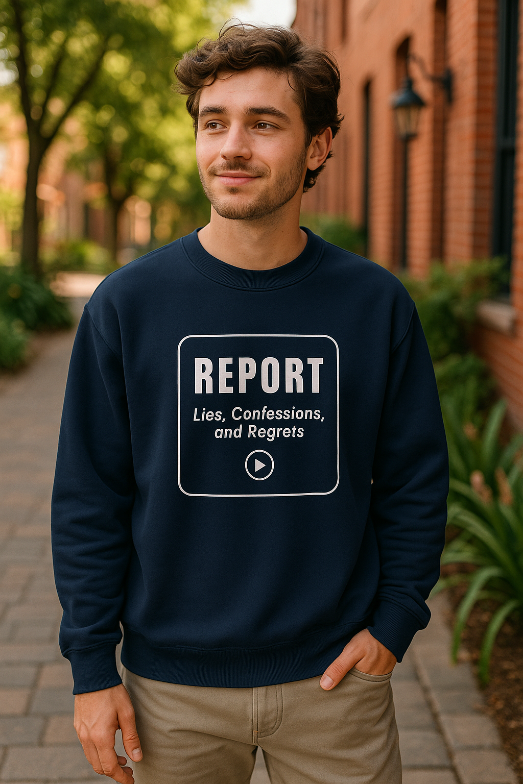 Report: Lies, Confessions, Regrets. — Sweatshirt