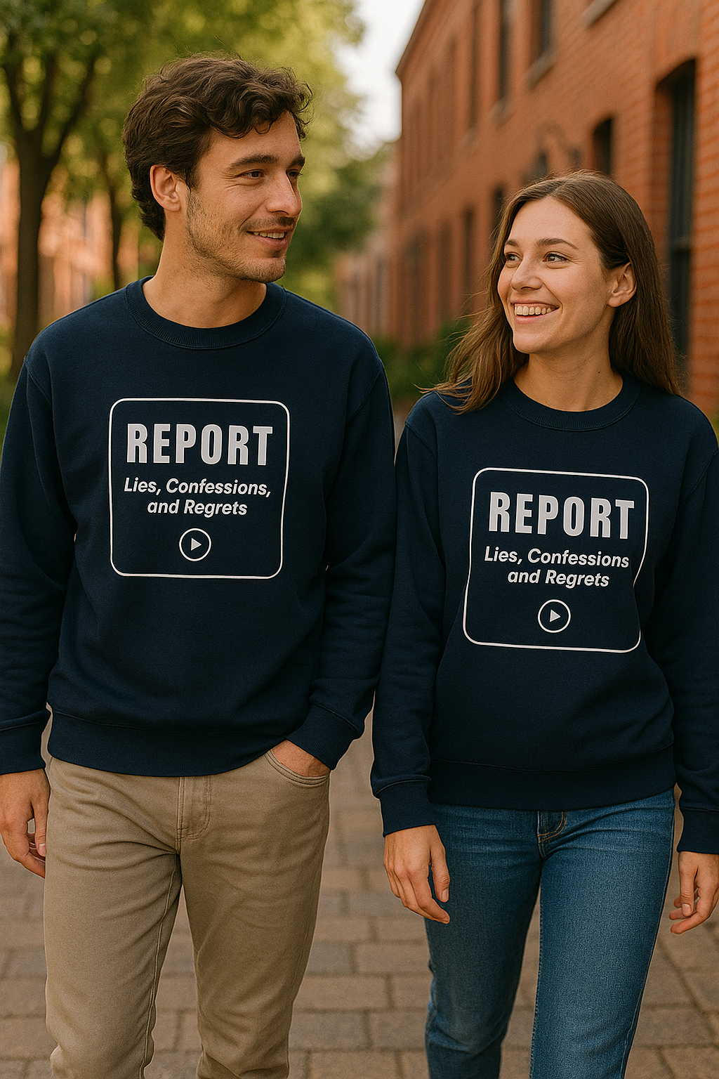 Report: Lies, Confessions, Regrets. — Sweatshirt