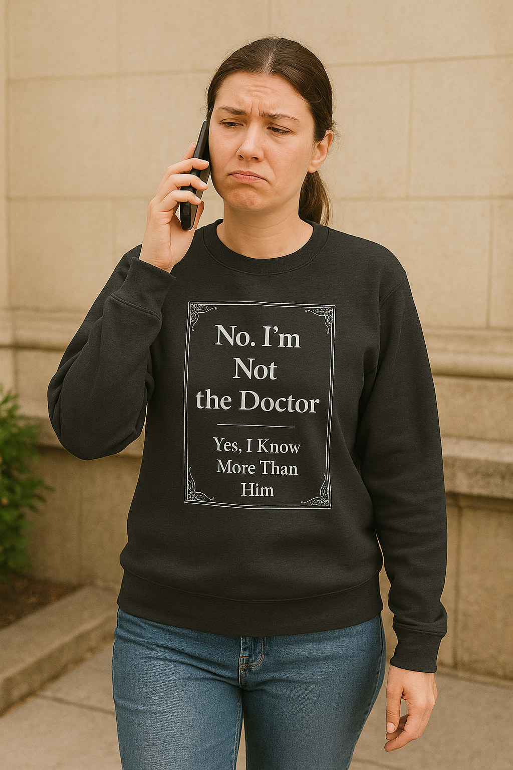 Not the Doctor. Know More Than Him. — Sweatshirt