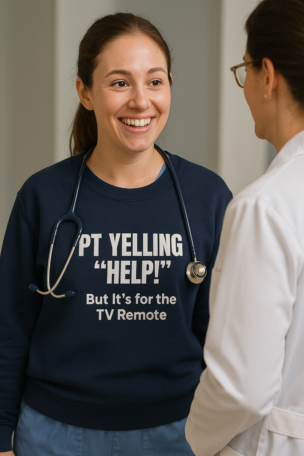 PT Yelling HELP! It's for the Remote. — Sweatshirt