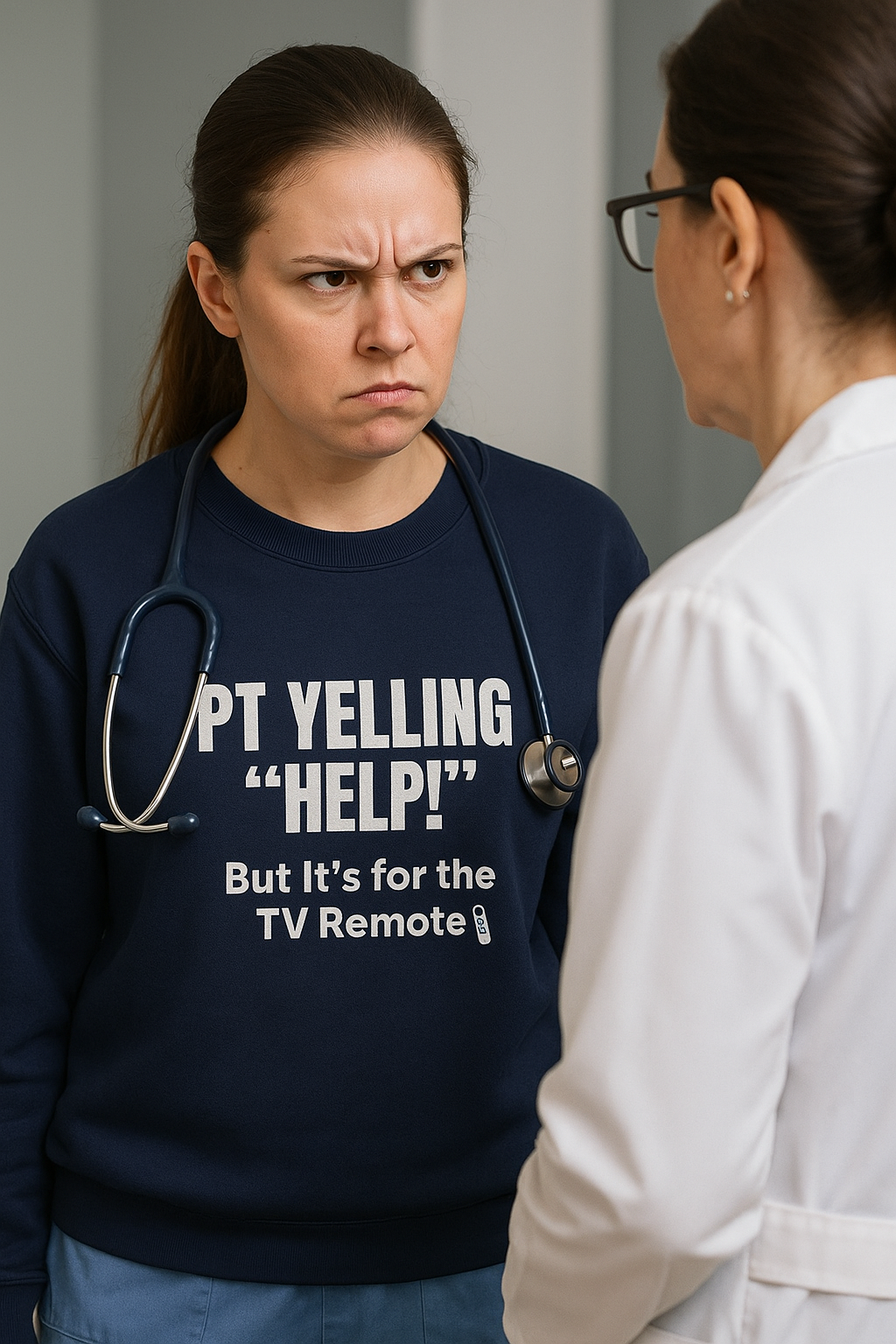 PT Yelling HELP! It's for the Remote. — Sweatshirt