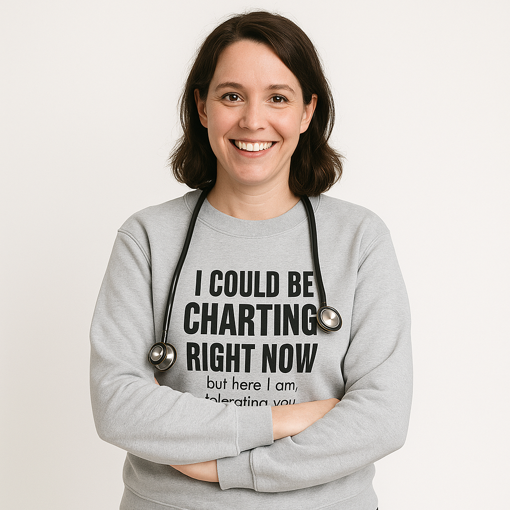 I Could Be Charting Right Now. I'm Tolerating You Instead. — Sweatshirt