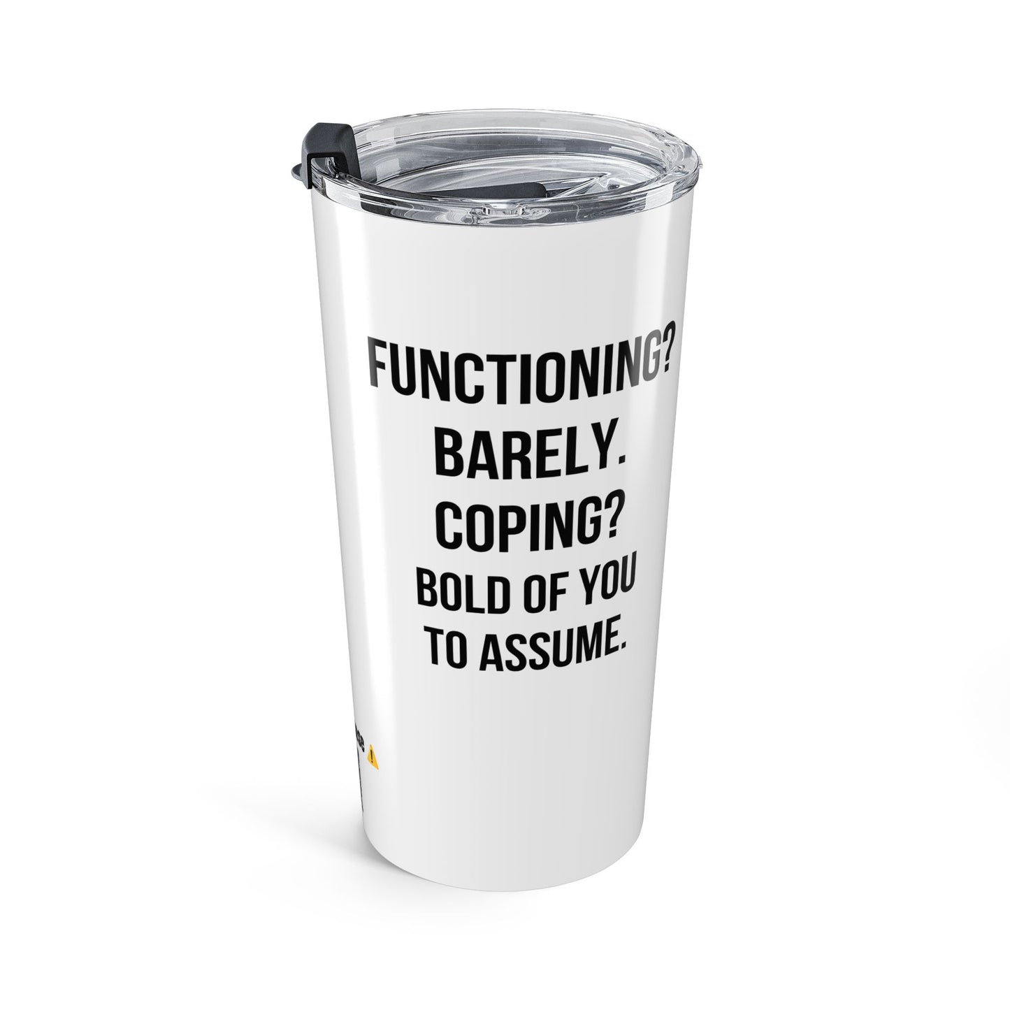 Caffeine & Crying — 20oz Tumbler
