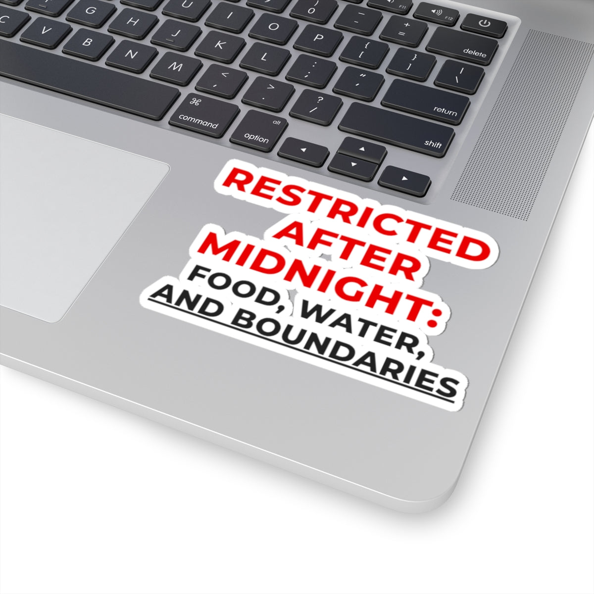 Restricted After Midnight — Nurse Sticker