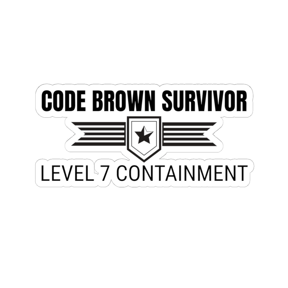 Code Brown Survivor — Nurse Sticker