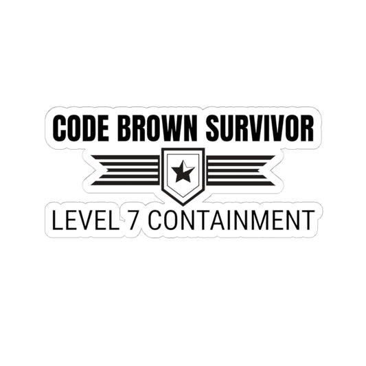 Code Brown Survivor — Nurse Sticker